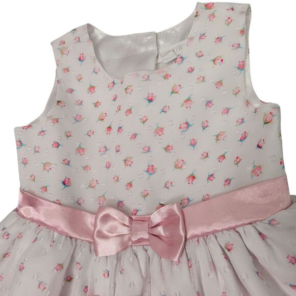 Baby Girl Bundle Of Dresses Flower Print And Pink In Size 2T Gentle Used - Picture 10 of 16